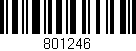 Código de barras (EAN, GTIN, SKU, ISBN): '801246'