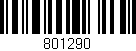 Código de barras (EAN, GTIN, SKU, ISBN): '801290'