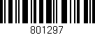 Código de barras (EAN, GTIN, SKU, ISBN): '801297'