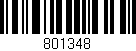 Código de barras (EAN, GTIN, SKU, ISBN): '801348'