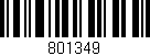 Código de barras (EAN, GTIN, SKU, ISBN): '801349'