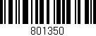 Código de barras (EAN, GTIN, SKU, ISBN): '801350'