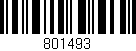 Código de barras (EAN, GTIN, SKU, ISBN): '801493'