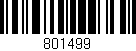 Código de barras (EAN, GTIN, SKU, ISBN): '801499'