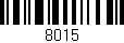 Código de barras (EAN, GTIN, SKU, ISBN): '8015'