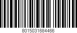 Código de barras (EAN, GTIN, SKU, ISBN): '8015031684466'