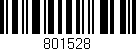 Código de barras (EAN, GTIN, SKU, ISBN): '801528'