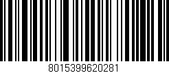 Código de barras (EAN, GTIN, SKU, ISBN): '8015399620281'