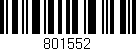 Código de barras (EAN, GTIN, SKU, ISBN): '801552'