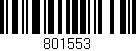 Código de barras (EAN, GTIN, SKU, ISBN): '801553'