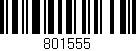 Código de barras (EAN, GTIN, SKU, ISBN): '801555'