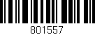 Código de barras (EAN, GTIN, SKU, ISBN): '801557'