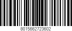 Código de barras (EAN, GTIN, SKU, ISBN): '8015662723602'