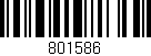 Código de barras (EAN, GTIN, SKU, ISBN): '801586'