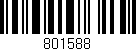 Código de barras (EAN, GTIN, SKU, ISBN): '801588'