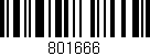 Código de barras (EAN, GTIN, SKU, ISBN): '801666'