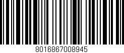 Código de barras (EAN, GTIN, SKU, ISBN): '8016867008945'