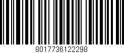 Código de barras (EAN, GTIN, SKU, ISBN): '8017736122298'