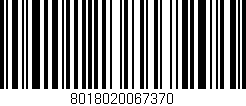 Código de barras (EAN, GTIN, SKU, ISBN): '8018020067370'