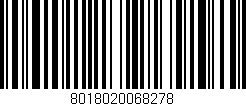 Código de barras (EAN, GTIN, SKU, ISBN): '8018020068278'