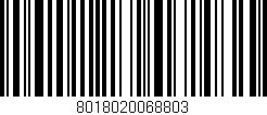 Código de barras (EAN, GTIN, SKU, ISBN): '8018020068803'