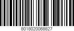 Código de barras (EAN, GTIN, SKU, ISBN): '8018020068827'