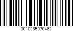 Código de barras (EAN, GTIN, SKU, ISBN): '8018365070462'
