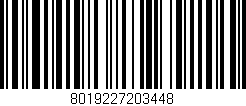 Código de barras (EAN, GTIN, SKU, ISBN): '8019227203448'