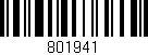 Código de barras (EAN, GTIN, SKU, ISBN): '801941'