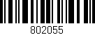 Código de barras (EAN, GTIN, SKU, ISBN): '802055'