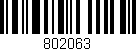 Código de barras (EAN, GTIN, SKU, ISBN): '802063'