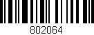 Código de barras (EAN, GTIN, SKU, ISBN): '802064'