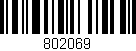 Código de barras (EAN, GTIN, SKU, ISBN): '802069'