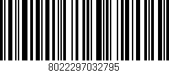 Código de barras (EAN, GTIN, SKU, ISBN): '8022297032795'