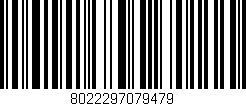 Código de barras (EAN, GTIN, SKU, ISBN): '8022297079479'