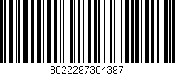 Código de barras (EAN, GTIN, SKU, ISBN): '8022297304397'
