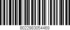 Código de barras (EAN, GTIN, SKU, ISBN): '8022983054469'