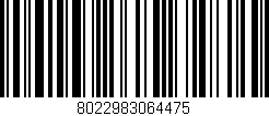 Código de barras (EAN, GTIN, SKU, ISBN): '8022983064475'