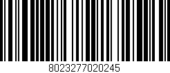Código de barras (EAN, GTIN, SKU, ISBN): '8023277020245'