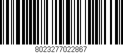 Código de barras (EAN, GTIN, SKU, ISBN): '8023277022867'