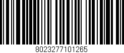 Código de barras (EAN, GTIN, SKU, ISBN): '8023277101265'
