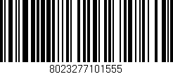 Código de barras (EAN, GTIN, SKU, ISBN): '8023277101555'