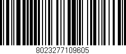 Código de barras (EAN, GTIN, SKU, ISBN): '8023277109605'