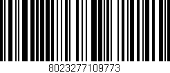 Código de barras (EAN, GTIN, SKU, ISBN): '8023277109773'