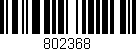 Código de barras (EAN, GTIN, SKU, ISBN): '802368'