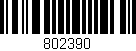 Código de barras (EAN, GTIN, SKU, ISBN): '802390'