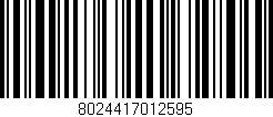Código de barras (EAN, GTIN, SKU, ISBN): '8024417012595'