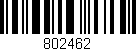 Código de barras (EAN, GTIN, SKU, ISBN): '802462'