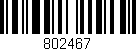 Código de barras (EAN, GTIN, SKU, ISBN): '802467'
