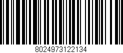 Código de barras (EAN, GTIN, SKU, ISBN): '8024973122134'